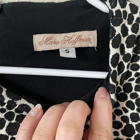 Mara Hoffman Strata Spotted Polka Dot Fit and Flare Bodycon Dress Size S - Picture 8 of 8